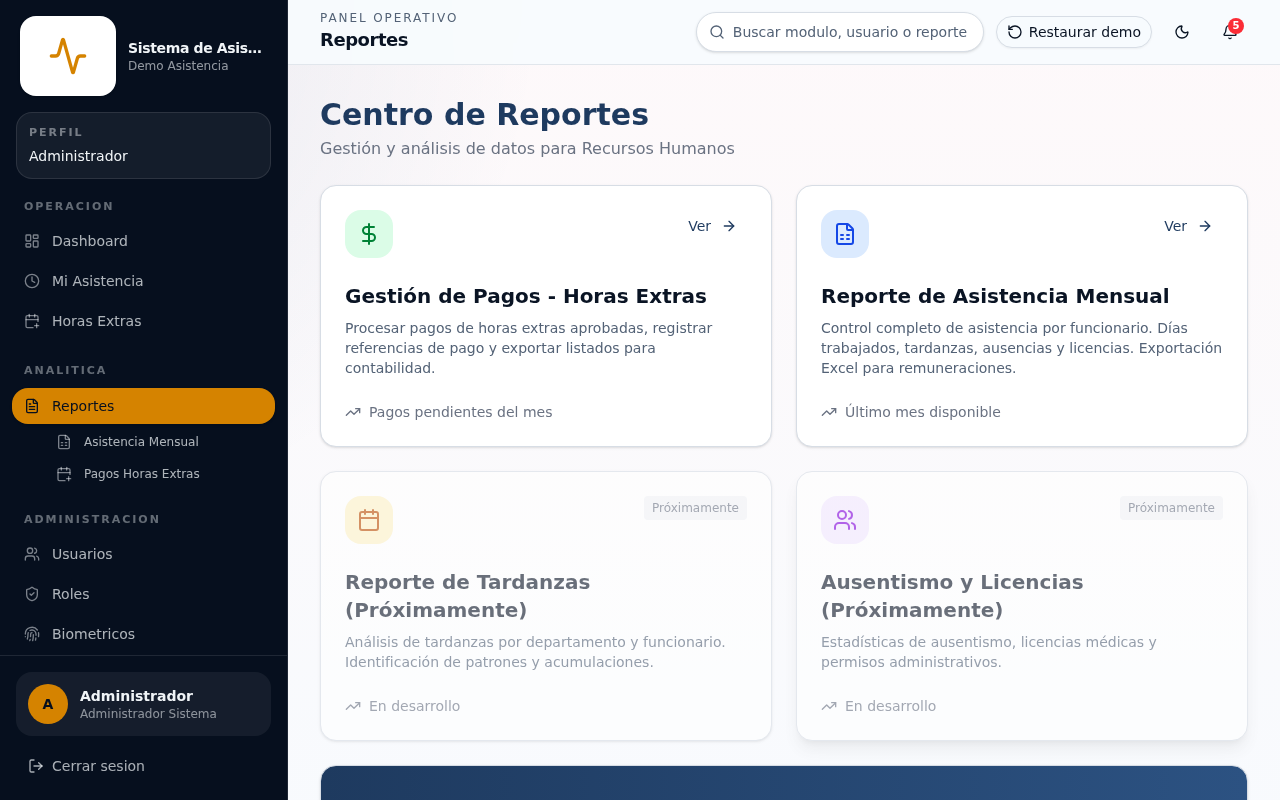 Centro de Reportes